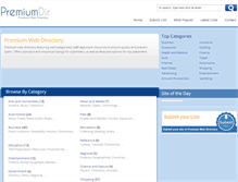 Tablet Screenshot of premiumdir.com